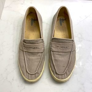 Lightly worn johnnie-O mens slip on shoes, size 12